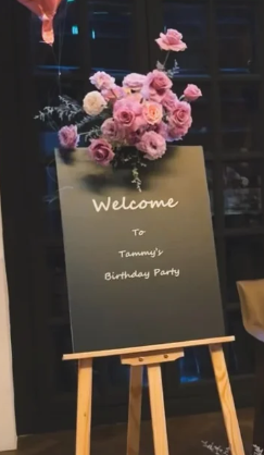 Welcome Floral Signage