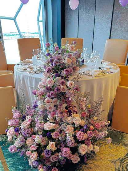 Lilac & Blush Floral Cascade