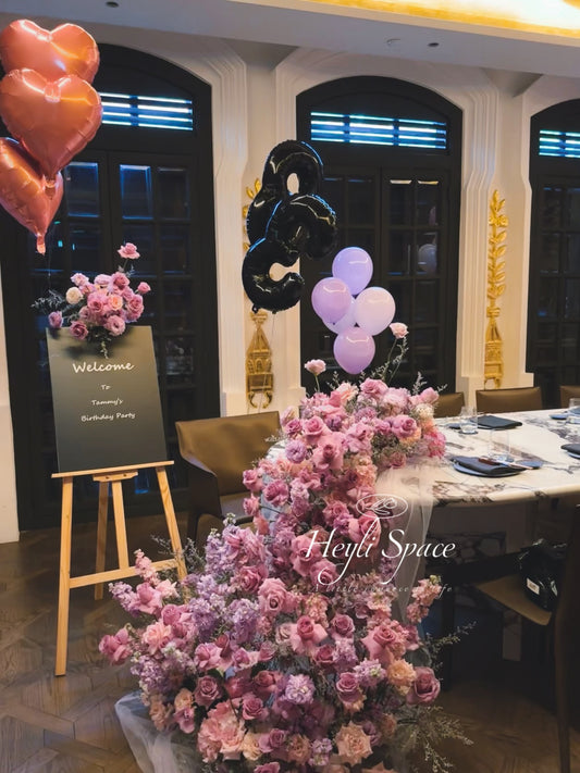 Cascading Floral Centrepiece